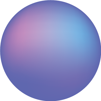 A blue sphere